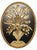 Oval Quadro in Black and Gold Bas-Relief from Cupioli Living For Sale - Image 4 of 10