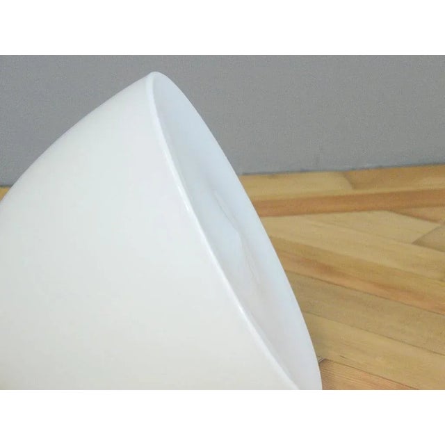 Metal Opaline Pendant Light by Vilhelm Lauritzen, 1950s For Sale - Image 7 of 9