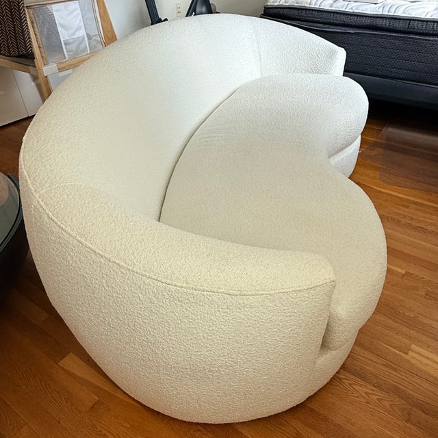 Mitchell Gold + Bob Williams Mitchell Gold White Giselle Sofa For Sale - Image 4 of 8