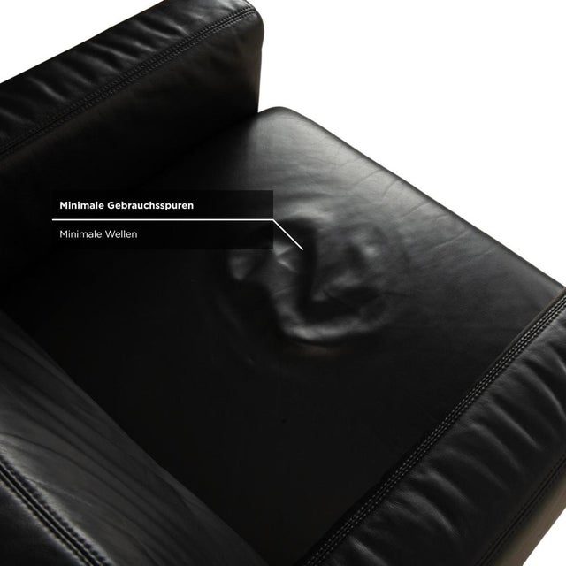 Black Black Leather Armchair from Koinor For Sale - Image 8 of 15