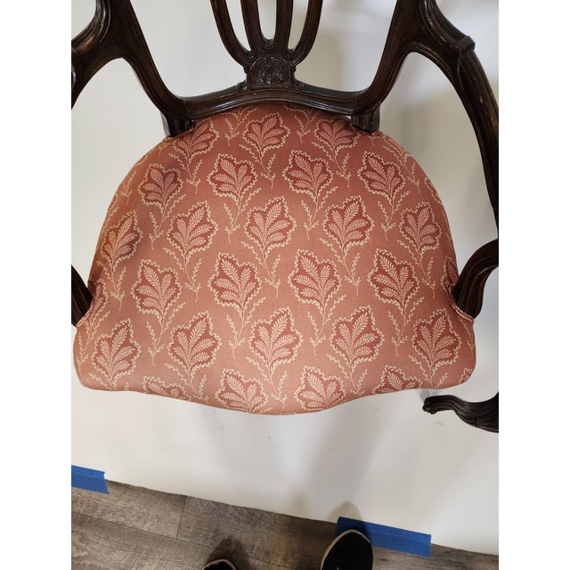 Vintage French Style Carved Armchairs - Pair For Sale - Image 11 of 12