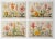 Yellow Set of 4 Botanical Prints — Hortus Floridus Style Flowers, Unframed For Sale - Image 8 of 8