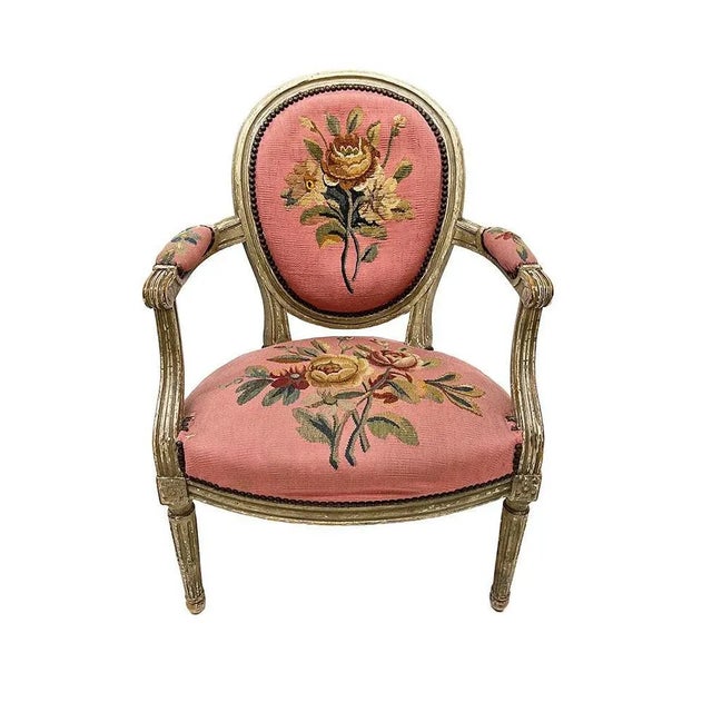 French Louis XVI Childrens Chair, 18th Century For Sale - Image 11 of 11