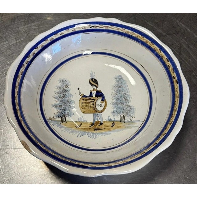 Large Earthenware Centerpiece Platter For Sale - Image 6 of 6