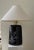 Black Art Deco 1980s Extra Large Black Ceramic Lamp With Calla Lily Motif For Sale - Image 8 of 8