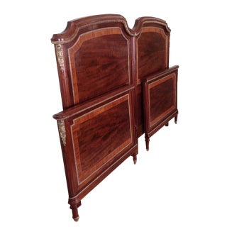 Empire Style Double Bed, Set of 4 For Sale