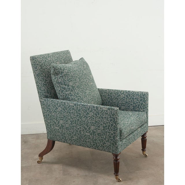 English Lancaster Chair From Jamb London For Sale - Image 10 of 10