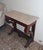 Empire Console in Mahogany and White Marble For Sale - Image 3 of 6