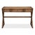 Antiqued reclaimed fir forms crossed legs at each end, joined by a turned stretcher and finished in warm brown. Every knot...