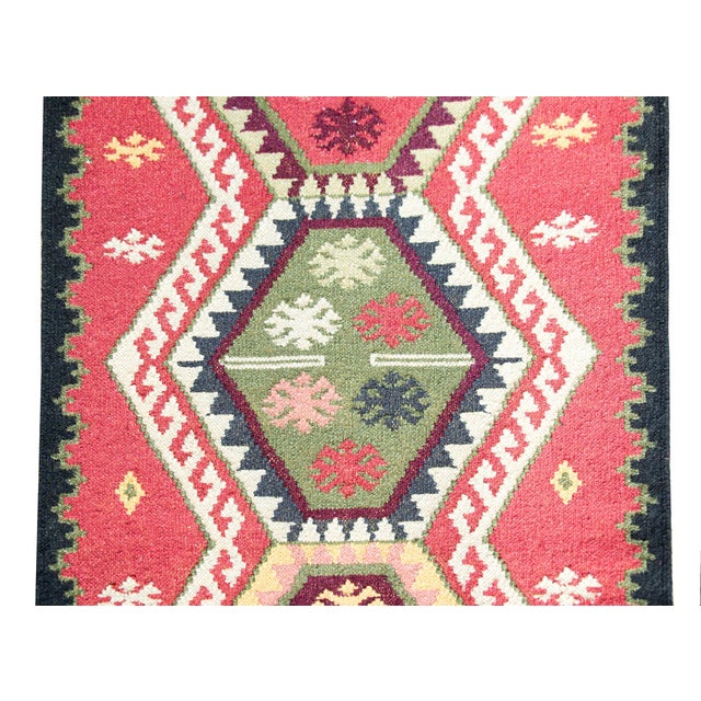 Vintage Afghani Kilim Runner For Sale - Image 14 of 16