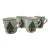 1980s Anchor Hocking Holiday Magic Stoneware Mugs- Set of 4 For Sale