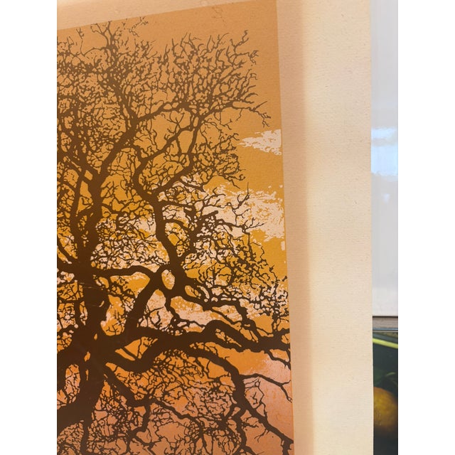 William Omurcada “Oak” Woods Tree Limited Edition Serigraph Print 177/375 1979 For Sale In Miami - Image 6 of 16