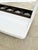 Glass Vintage Rolling Bar Cart in White Plastic and Smoked Glass by Marc Held, 1970s For Sale - Image 7 of 13