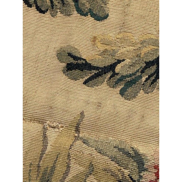 Blue 19th Century French Aubusson Landscaper Tapestry, 1890s For Sale - Image 8 of 18