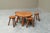 Mid-Century Modern Coffee Table and Stools in Oak, 1940s, Set of 5 For Sale - Image 10 of 13