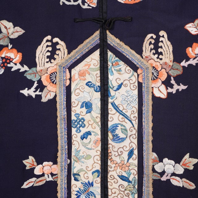 Chinese Ladies Silk Jacket, C. 1890 For Sale - Image 4 of 12