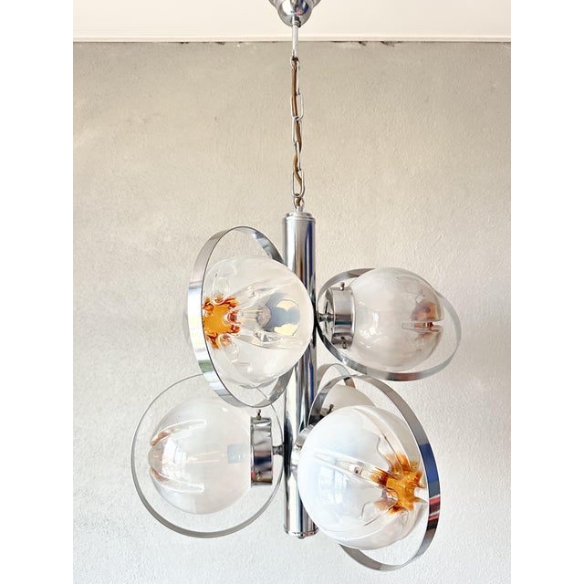 Vintage Sputnik Light from Mazegga, 1970s For Sale - Image 7 of 17