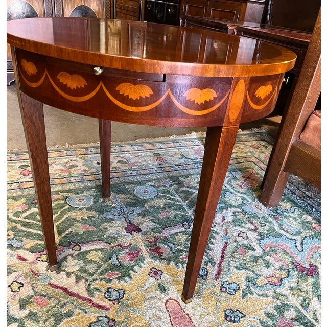 Brown Late 20th Century Small Baker Side Table For Sale - Image 8 of 12
