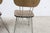 Metal Formica Chairs with Brown Eiffel Legs, 1970s, Set of 2 For Sale - Image 7 of 15