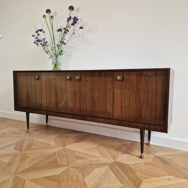 Mid-Century Modern Italian Mahogany Sideboard, 1960s For Sale - Image 6 of 18
