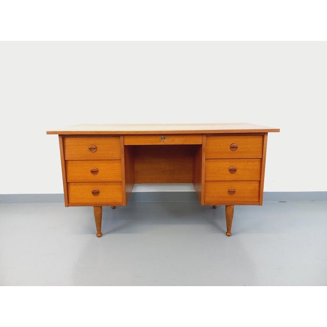 Vintage Scandinavian Style Desk in Teak, 1960s For Sale - Image 16 of 16