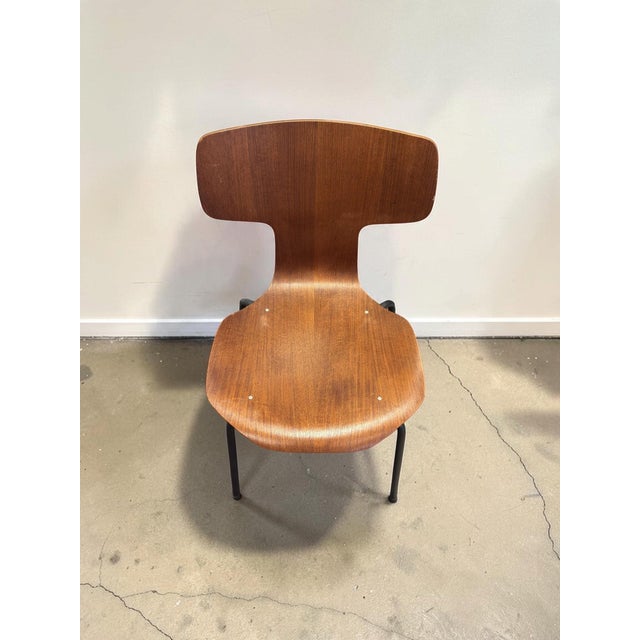 1960s Vintage Model 3103 Dining Chairs by Arne Jacobsen for Fritz Hansen, 1960s, Set of 6 For Sale - Image 5 of 18