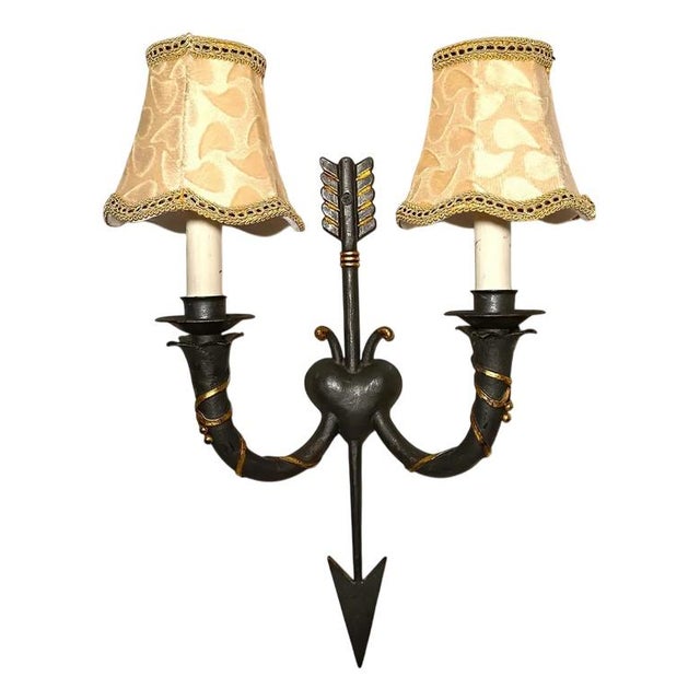 Antique Neo-Gothic Style Wall Sconce, 1890s For Sale - Image 11 of 11