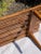 Wood Vintage Mid Century Modern Slat Coffee Table For Sale - Image 7 of 8