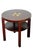 Art Deco Round Side Table with Glass Mosaic Inlay, 1930s For Sale