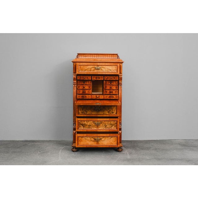 Object: Standing secretary Period & Style: Gründerzeit - second half of the 19th century Features: - elegant and practical...