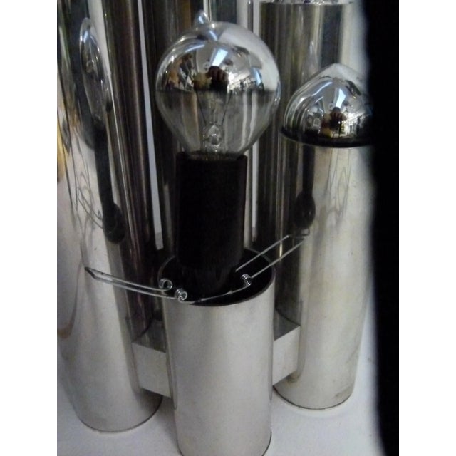 Metal Organ Table Lamp from Sciolari, 1970s For Sale - Image 7 of 8