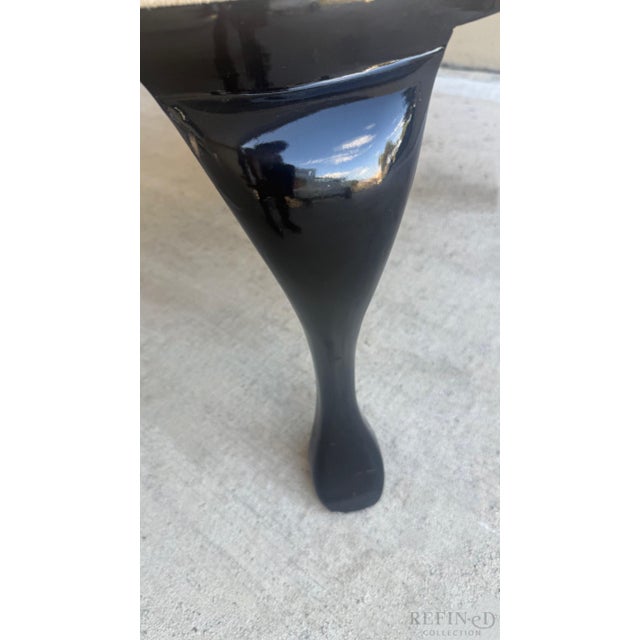 Set of Six Ebonized Dining Armchairs, Attributed to Ralph Lauren Collection for Henredon For Sale - Image 10 of 14