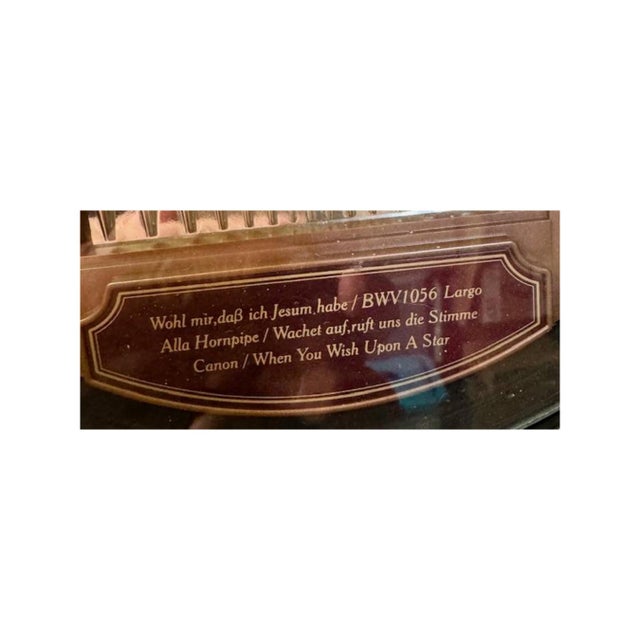 Vintage c.1990's Small World Rhythm Musical Motion Clock Model 4mh749 For Sale - Image 14 of 14