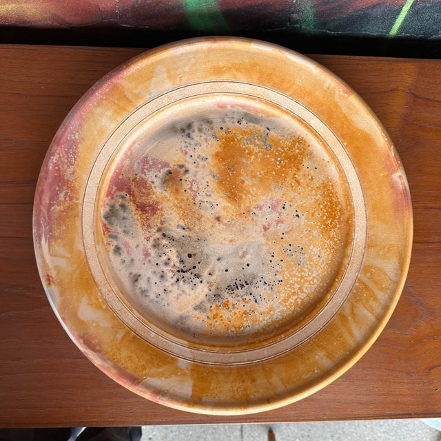 Andy Smith Ceramic Serving Charger Dish For Sale - Image 4 of 12