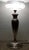 French Silver and Glass Shade Table Lamp from Unbekannt, 1920s For Sale - Image 10 of 12