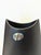 Mid-Century Modern Evangeline Matte Black Crescent-Mouth Vase Small Black For Sale - Image 3 of 4