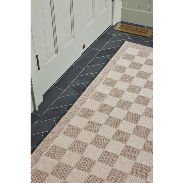 Textile Erin Gates by Momeni Saybrook Check Grey Indoor/Outdoor Area Rug 2' X 3' For Sale - Image 7 of 12