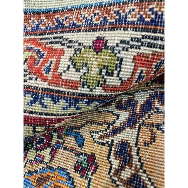 1970s 1970s Old Persian Tabriz Area Rug 7’10” X 11’4″ For Sale - Image 5 of 13