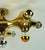 Gold Space Age Sputnik Gemini Ceiling Light in Gold-Colored Plastic from Cosack Leuchten, 1970s For Sale - Image 8 of 18