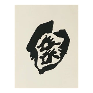 Jean Arp Woodcut Untitled B9 Published 1982 For Sale