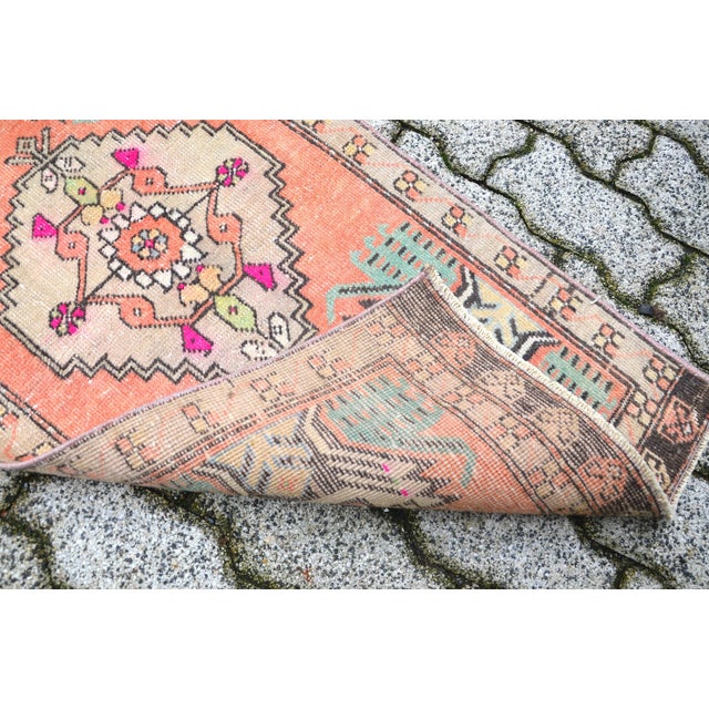 1960s 1960s Handknotted Home Decor Rug For Sale - Image 5 of 6