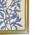 Contemporary Original Framed Botanical Leaf Painting, Periwinkle Blue Wall Art, Oil on Canvas in Gold Frame, 15x19 Minimalist Boho Home Decor For Sale - Image 3 of 5