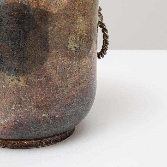 20th Century French Silver Plated Champagne Bucket For Sale - Image 13 of 18