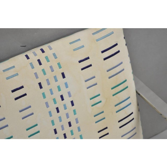 Vintage Mid Century Modern Brno Style Chrome Cantilever Arm Chairs after Milo Baughman (B) - a Pair. For Sale - Image 9 of 13