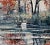 Richard Ellis Wagner, Autumn River Bank, Circa 1955 For Sale - Image 4 of 7