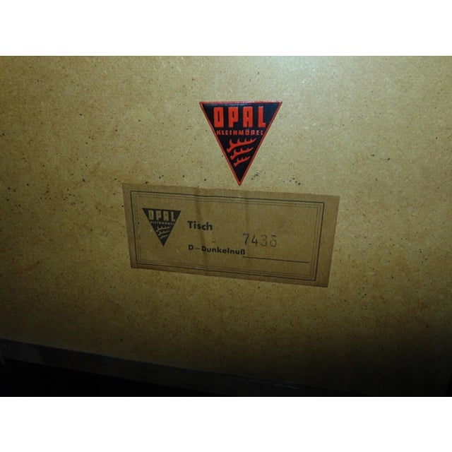 Wood Mid-Century Industrial German Beech Side Table For Sale - Image 7 of 8