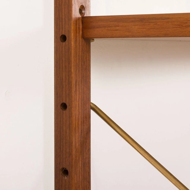 PS System Teak Wall Unit from Randers Møbelfabrik 1960s For Sale - Image 14 of 18