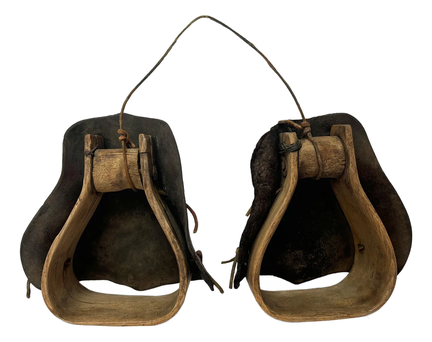 thumbnail image 2 of Pair Of Western Bell Stirrups - Wood With Stainless Steel Cover, Great For Trail Riding & Roping 2 of 11
