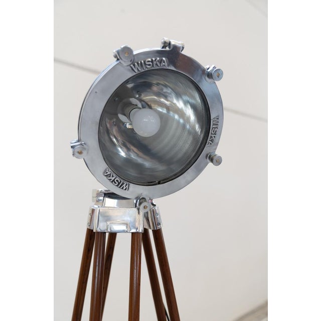 Vintage Nautical Projector Tripod Floor Lamps WISKA, 1990s, Set of 2 For Sale - Image 11 of 18