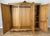 Vintage French Louis XVI Style Carved Oak 3-Door Armoire For Sale - Image 12 of 13